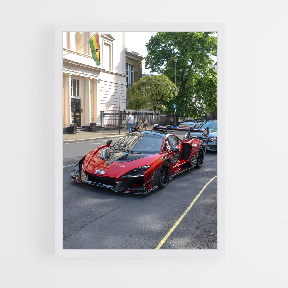 Poster GTR Senna raffiné – affiche Mclaren (vue 3)